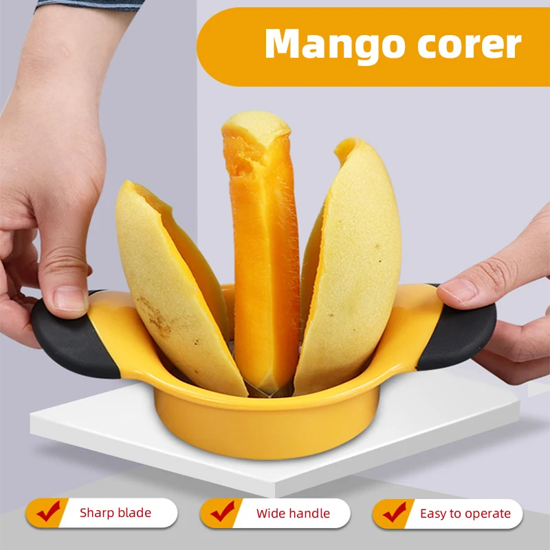 Thickened version Mango Corer Slicer Cutter Pitter Mango Core Pit Remover Watermelon Peeler Fruit Vegetable Tool Kitchen tool