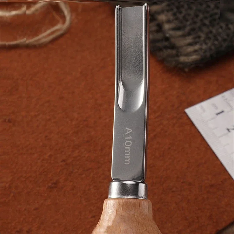 Leather Edge Skiving Beveler Tools 4PCS Wide Leather Craft Edge Beveler Tool Kit Trimmer leather craft tool kit leather craft tool leather craft tools leather tools DIY Craft Tool