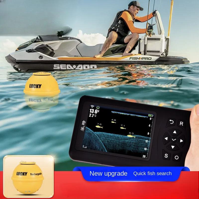 

Wireless Fish Finder with High Definition Screen and Smartphone Connectivity fishing camera