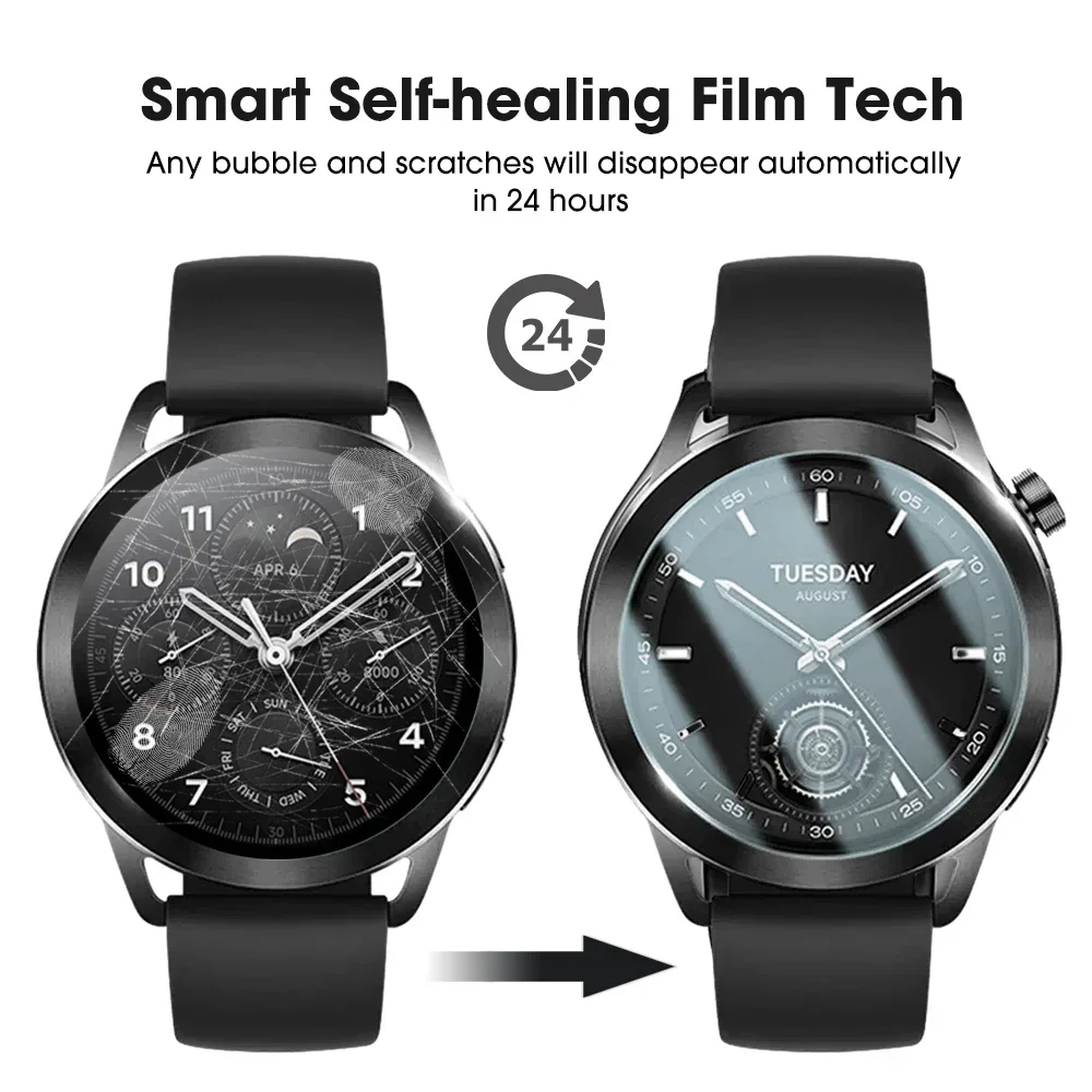 Premium Tempered Glass Screen Protector for Smartwatches - Anti-scratch Protective Film Cover (1 or 10 Pack)