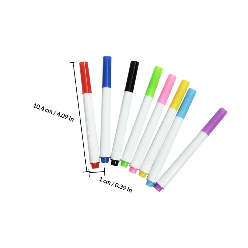 세척 가능한 화이트보드 펜용 16Pcs 드라이 지우기 마커, 미세한 팁, 밝은 색상, 얼룩 방지, 학교 미술용 인체공학적 그립