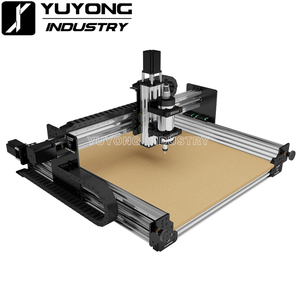Silver 5075 QUEENBEE ULTRA CNC Full kit Linear Rail upgraded precise CNC router Engraving machine with New Tensioning system