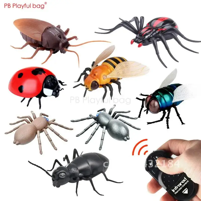 RC Insect Electric Simulated Snake toys Remote Control Animal Model Adult Tricky toys Cockroach Pillbug Children gifts AC38