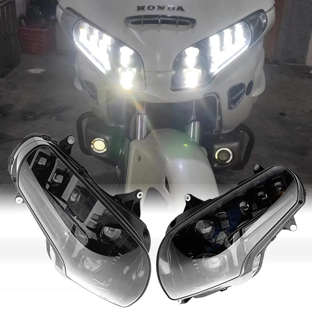 

Светодиодная фара DRL в сборе для Honda Gold Wing GL1800 2001-2007, модифицированные аксессуары для мотоциклов GL 1800