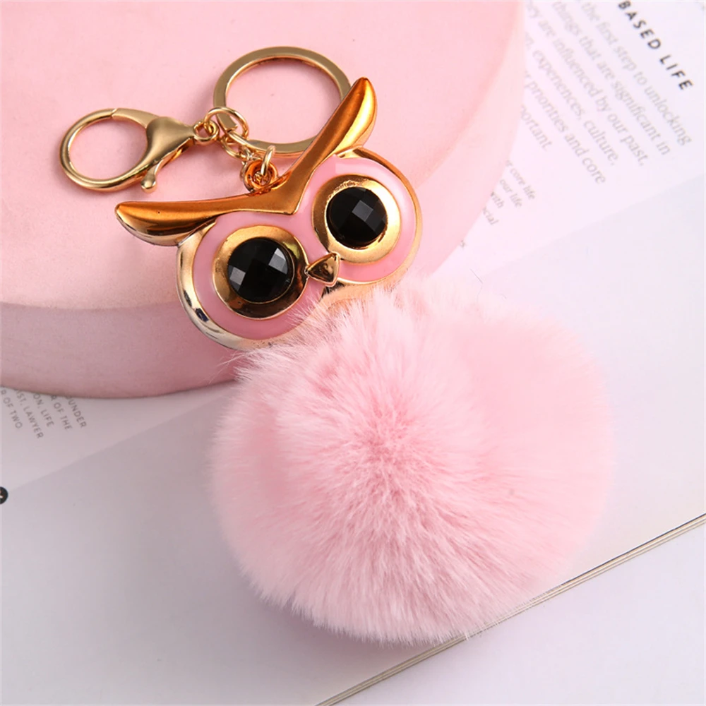 Kawaii Mini Plush Crab Keychain for Women Backpack Bag Ornaments Car Keys  Fashion Animal Fur Ball Keyring Accessories Gifts - AliExpress