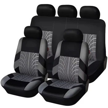 2/5PCS Car Seat Covers Set Universal Fit Most Car Covers with Tire Detail Suitable for Independent Seat Covers Protecting seats 1
