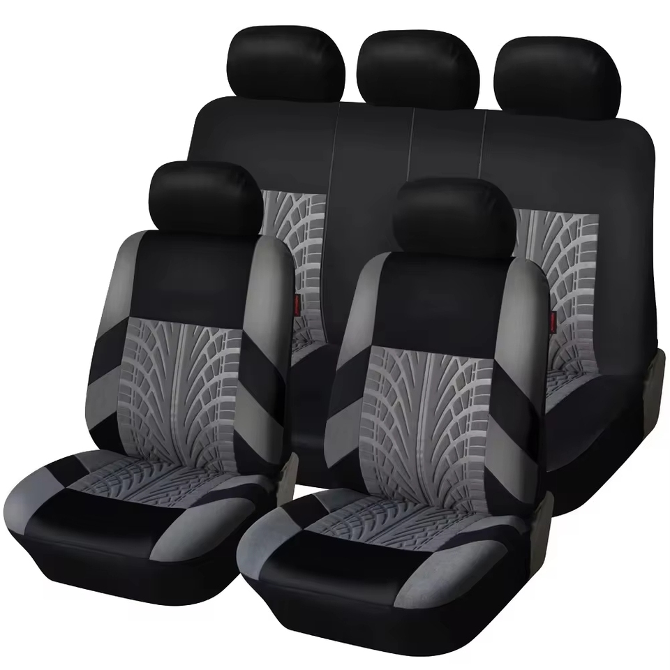 2/5PCS Car Seat Covers Set Universal Fit Most Car Covers with Tire Detail  Suitable for Independent Seat Covers Protecting seats