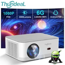 ThundeaL Portable Mini Projector TD92 Pro FHD 1080P Full HD Beam 4K Video WiFi Android Projector TD92Pro 3D Movie Home Theater