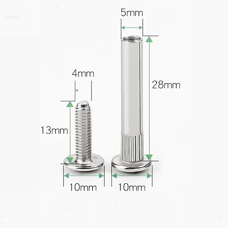 Wardrobe butt screw snap screw splint nut cross tap stud cabinet assembly connector rivet