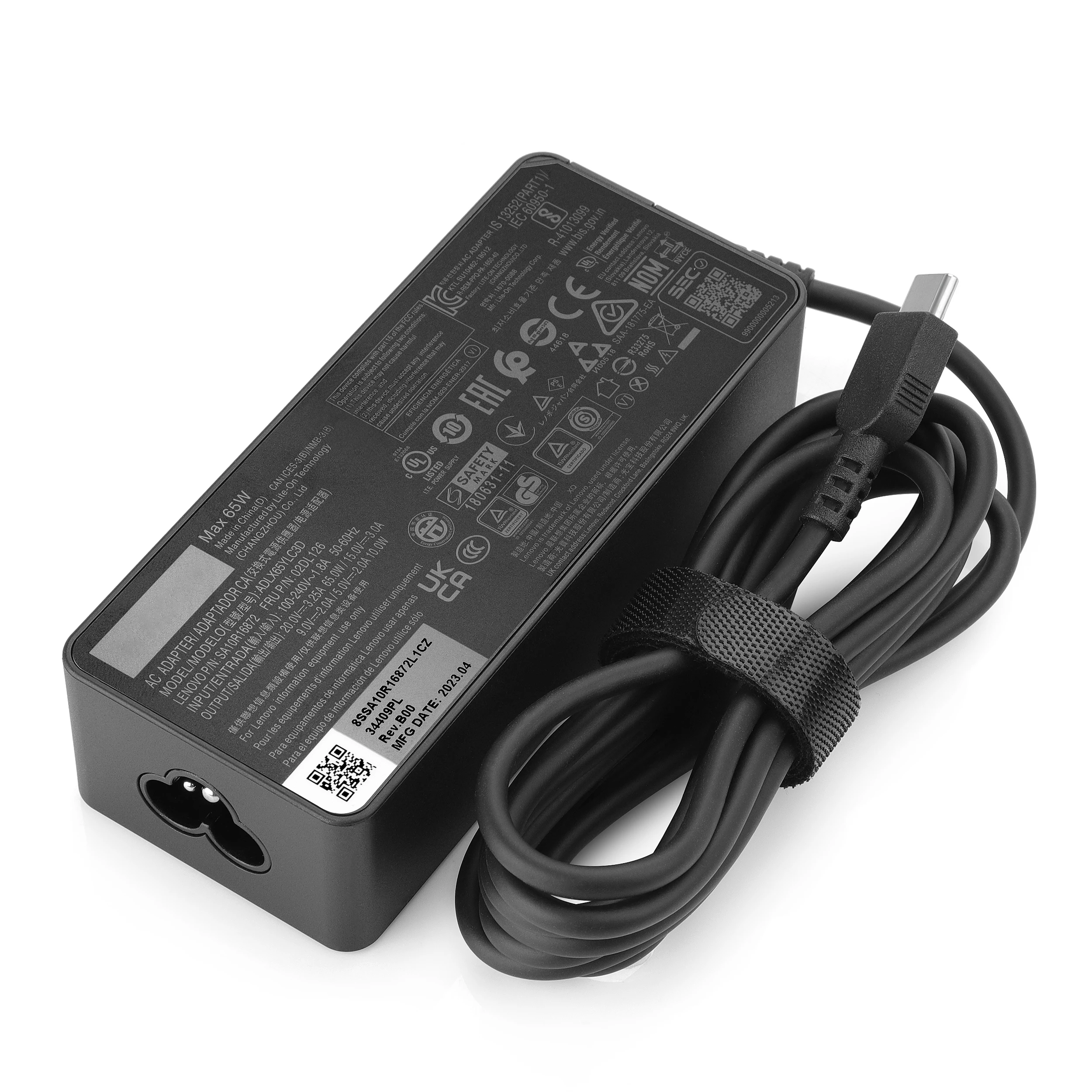 Laptop Charger 65W 20V 3.25A Type-C Adapter Charger ADLX65YLC3D For Lenovo ThinkPad T14 T15 E14 E15 X1Carbon X13 power adapter laptop charger