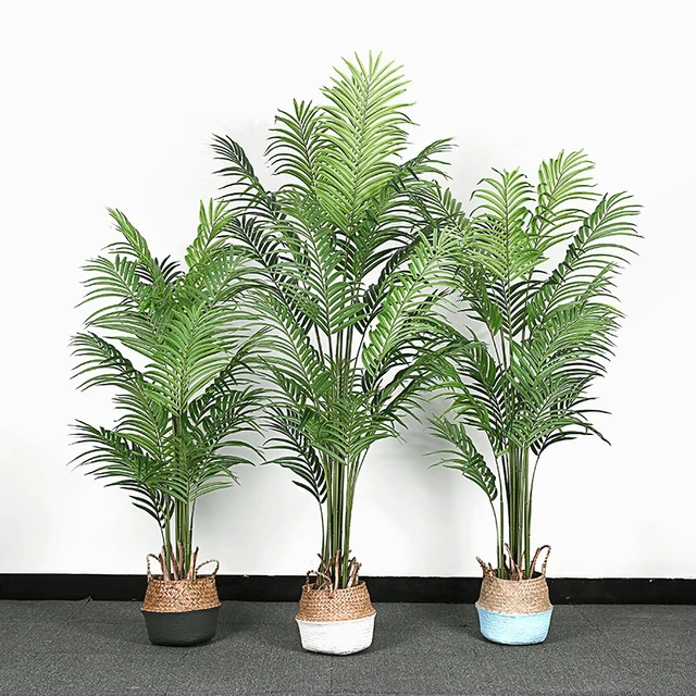 Palmera Artificial grande y rara de 70-125cm, plantas tropicales realistas  para interiores, árbol falso de plástico para el hogar, Hotel, decoración  de Navidad - AliExpress