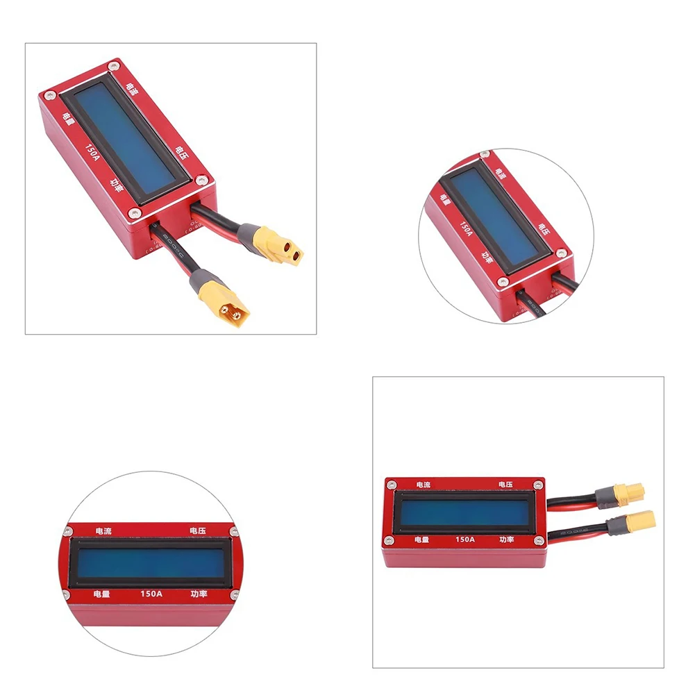 MT150A 모델 장력 게이지 150A 60V 전기 공학용 전력 분석기 RC 차량 유지 보수 정비사 도구
