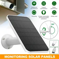 Panneau solaire 5V 30W Micro USB + type-c 2 en 1, panneau de charge solaire extérieur, câble de charge de 9,8 pieds pour caméra de sécurité pour Eufycam 3C/2C 1