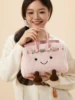 Cute Plu Crossbody Bag Women's Faionable Cartoon Handbag  Handbag Tote Bag Youthful Sle Lo Bule Closure Daily Use