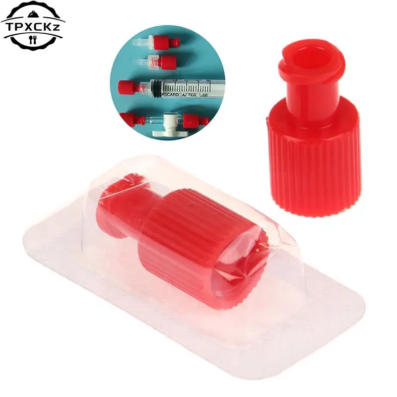 

5Pcs Combi-Cap Male/Female Luer Lock Syringe screw Precision Tips Liquid Dispenser Needles Gauge Round Plug cap