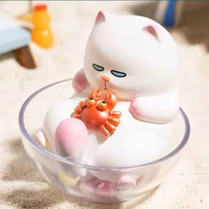 thumbnail image 1 of POP MART VIVICAT Lazy Friends Series Caja sorpresa de juguetes, bolsa de adivinanzas, caja misteriosa, figura de acción Mistery Caixa, lindo modelo de cumpleaños, 1 of 5