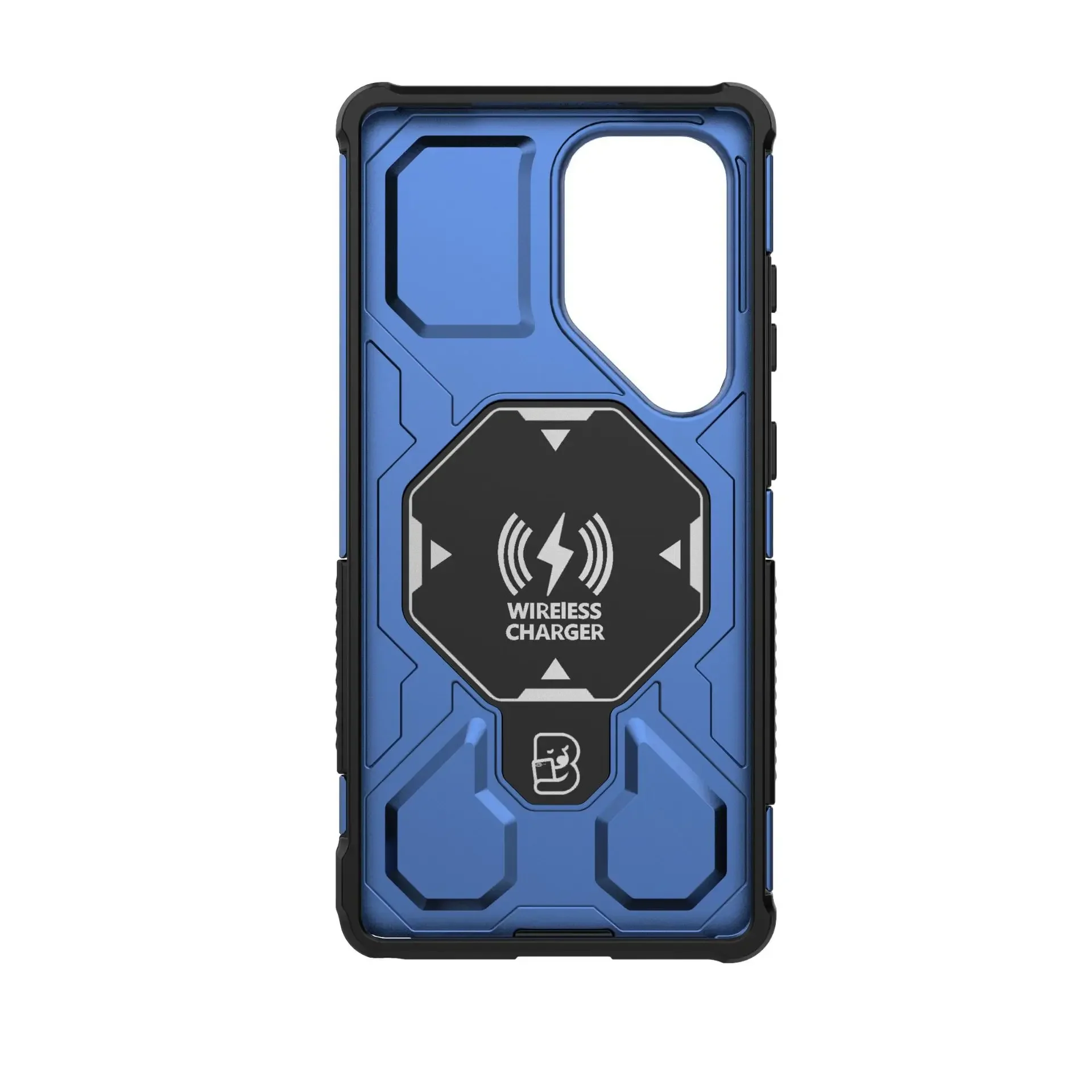 Invisible Stand Phone Case with 360° Rotatable Magnetic Ring Holder - Shockproof PC+TPU Cover