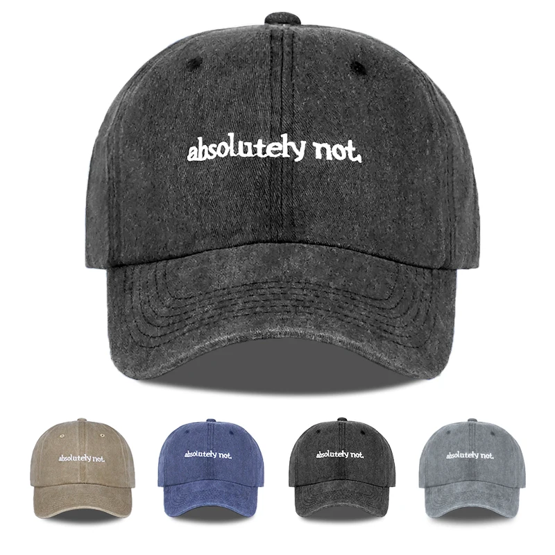 MLFO 자수 없는 워싱 야구 모자: 가볍고 통기성이 있으며 조절 가능합니다...