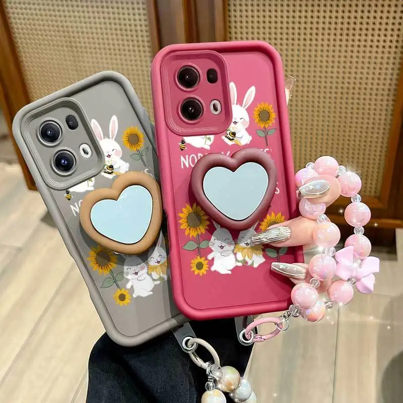Real Sunflower Phone Case Set with Lanyard and Stand - 3 Piece Set
