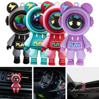 Car Air Outlet Perfume Clip Cartoon Astronaut Aromatherapy Ornament Funny Car Air Freshener Ornament Vent Accessories