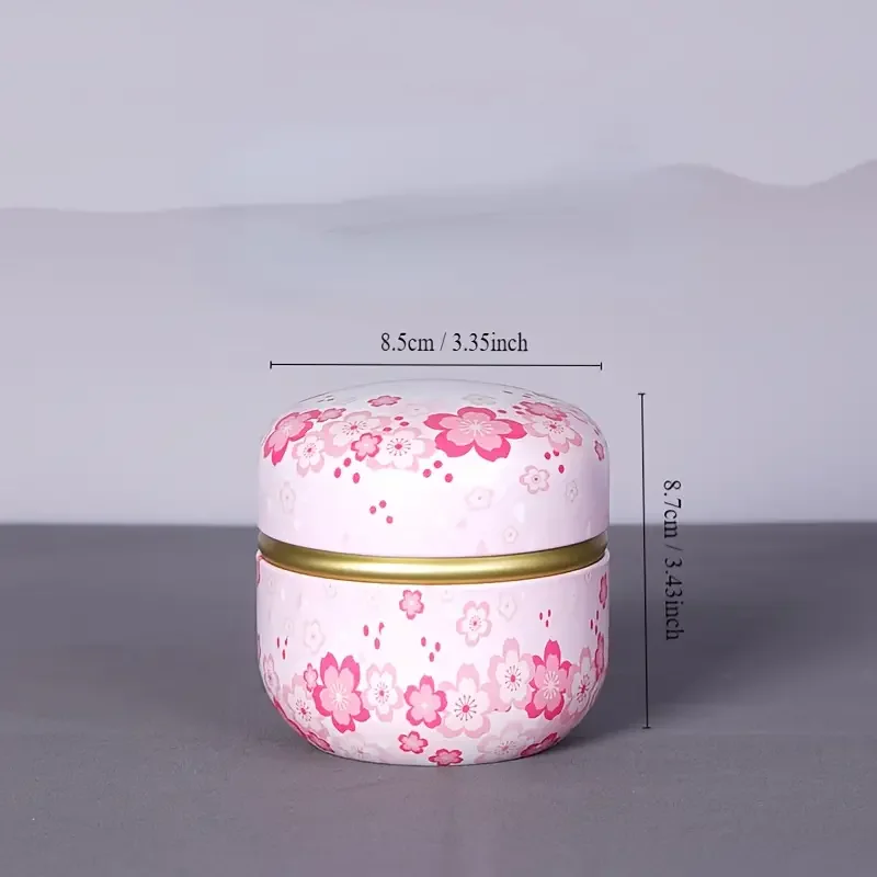 Tea Caddy Box Containers Candle Cans Coffee Candy Snacks Small Tin Mini Portable Storage Boxes Sealed Jars Packaging Teaware