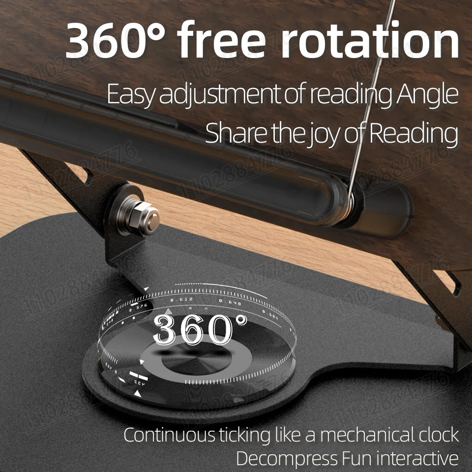 Reading Stand Solid Wood 360 &deg; Rotation Children Students Reading Learning Tools Log Colour Multifunctional Ipad Stand desktop book stand