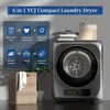 Portable Clothes Dryer for Apartment, 10lbs Compact Electric Laundry Dryer with Stainless Steel Tub 3