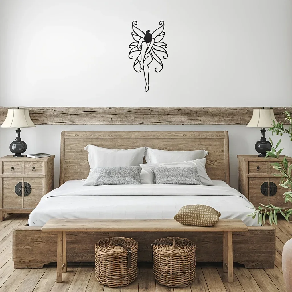 

CIFBUY Decoration Iron Crafts Flower Figurines home Decor Metal Wall hanging Decor Interior Decoration Home Decor Modern Art de