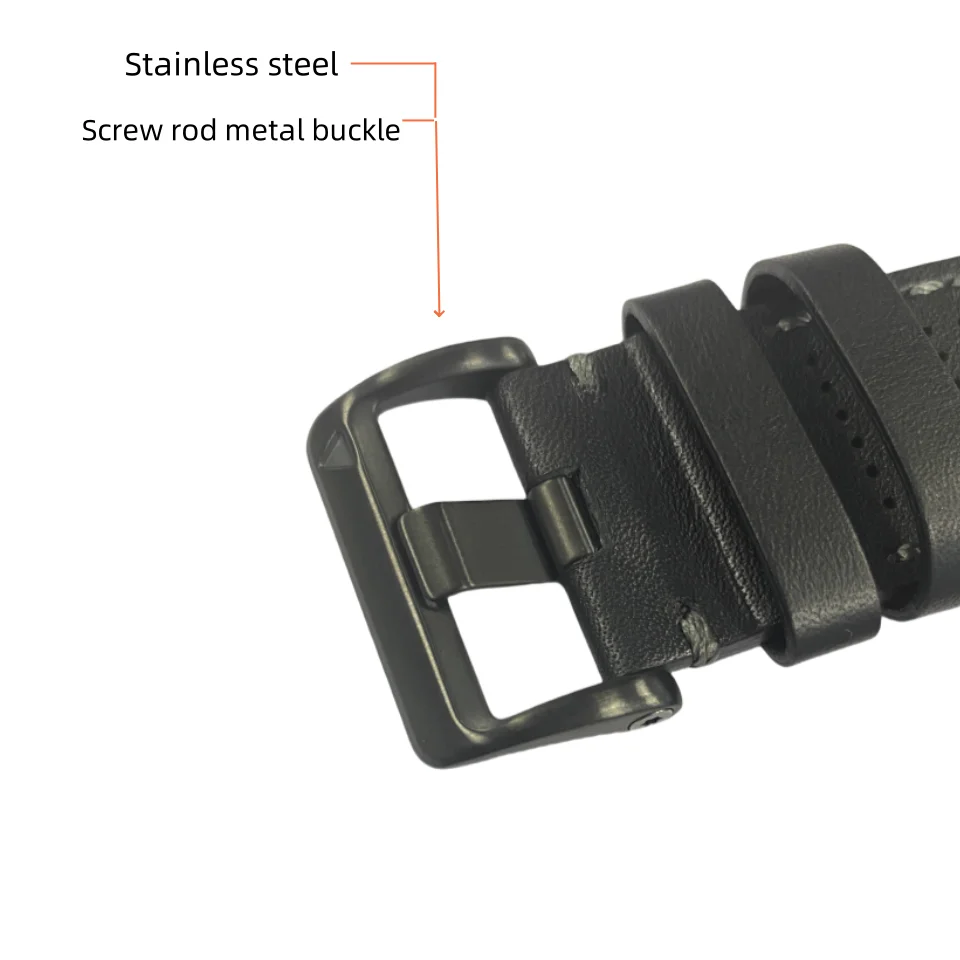 Premium Leather QuickFit Strap, 22mm/26mm,