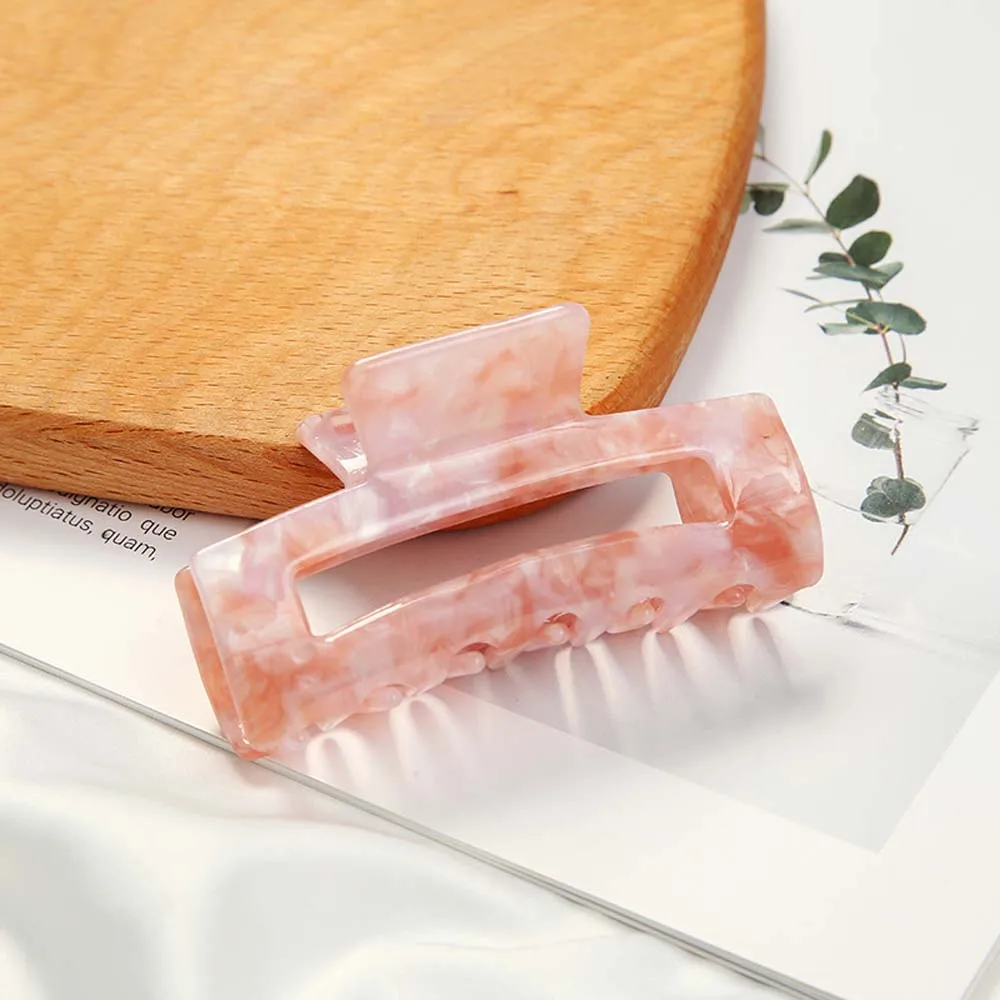 

Женские Простые леопардовые зажимы для волос в Корейском стиле, заколки-крабы для волос, зажимы для ванны