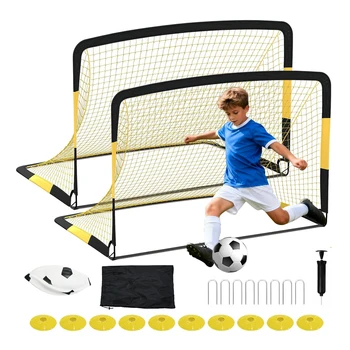 2-Pack Portable Soccer Goal Set 1