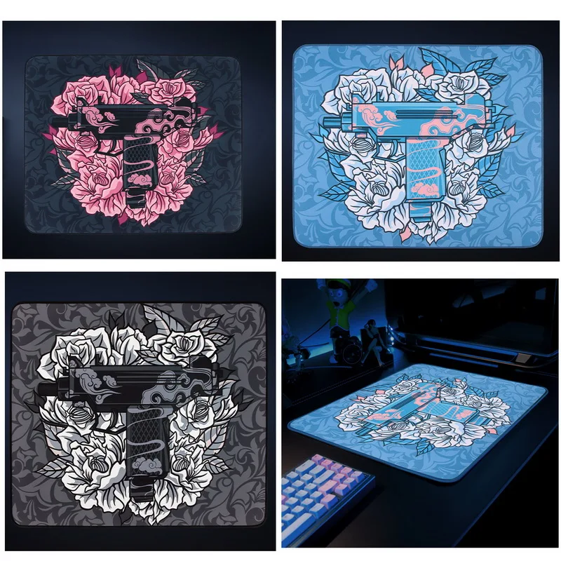 

Оригинальный игровой коврик для мыши Esports Tiger Zongshi 480*400*4 мм, большой размер, коврик для мыши для FPS PUBG LOL Ling Long Mo Qing Jin