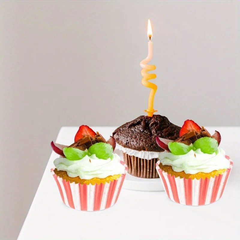 300PCS Multicolor Cupcake and Muffin Baking Liners for Parties DIY Decorating and Kitchen Use Disposable Paper Cups for Cakes