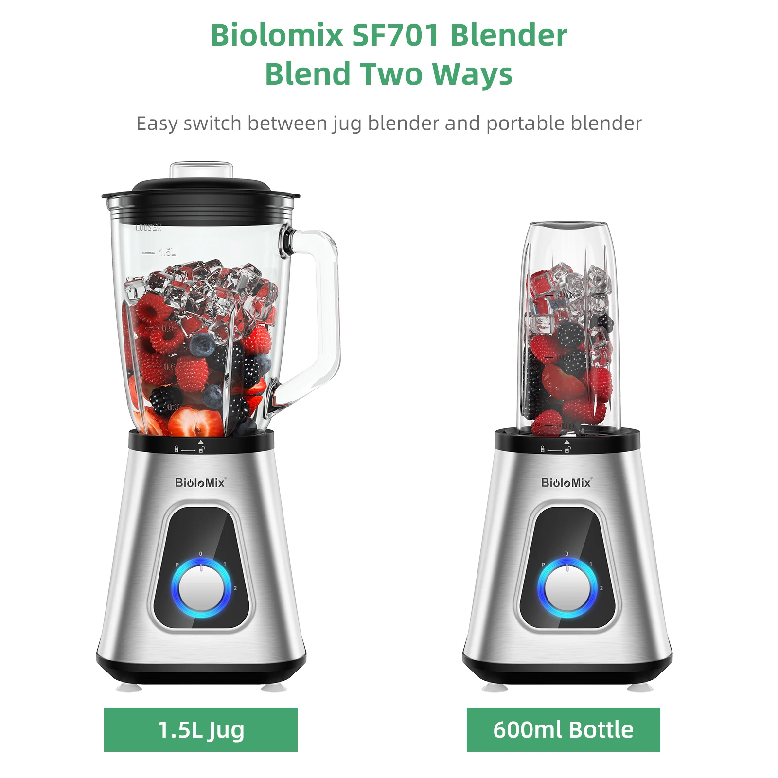 Glass Smoothie Blender, Glass Blenders Combo, Blenders Kitchen