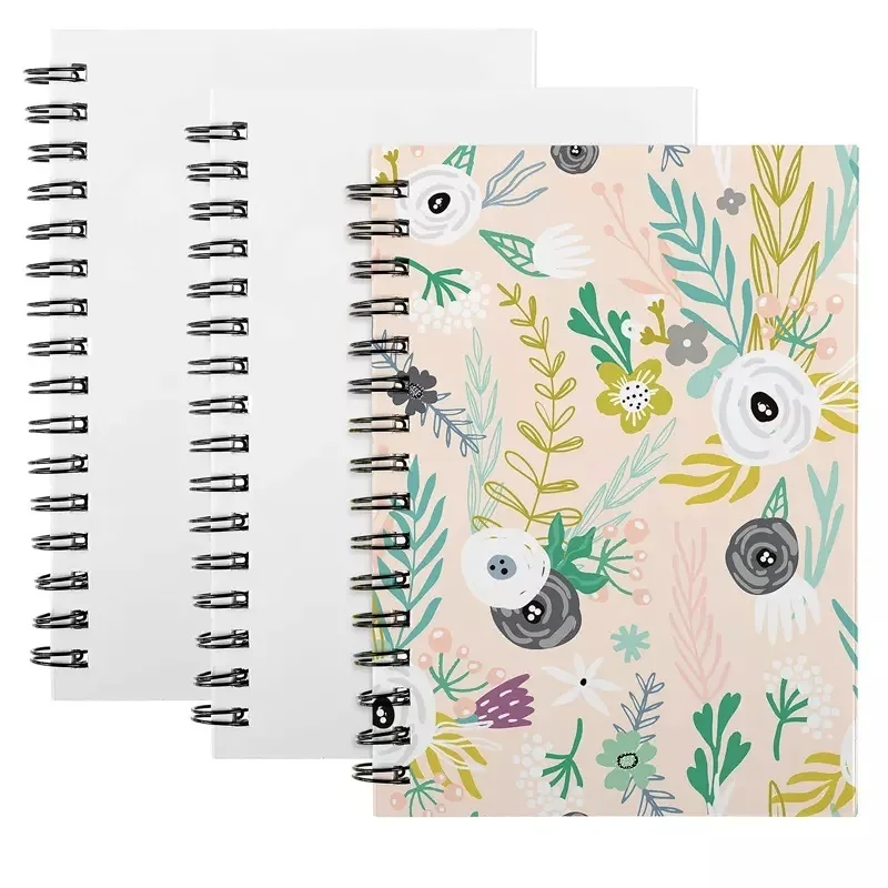 10pcs Cheap Factory Printed Personalized A5 Size Spiral Journal Sublimation NoteBook Blanks for School Office Travel