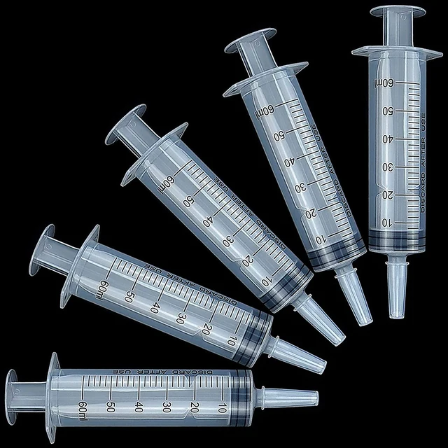 150ml Feeding Syringe Glue Filling Enema Syringe Nutrient Sterile Without Needle Watering Refilling for Industrial Hydroponics 6