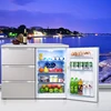 Refrigerator Household Horizontal Kitchen Embedded Three-Drawer Side-By-Door Direct Cooling Refrigerator Freezer 2
