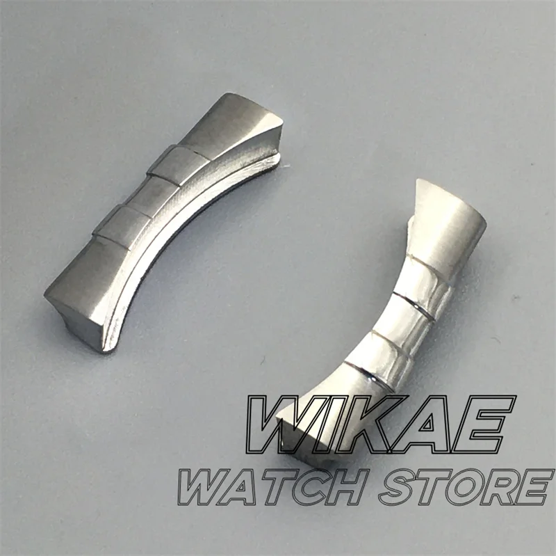20mm Stainless Steel Curved End Link Watch Bracelet Connector for Jubilee and Oyster Watchbands