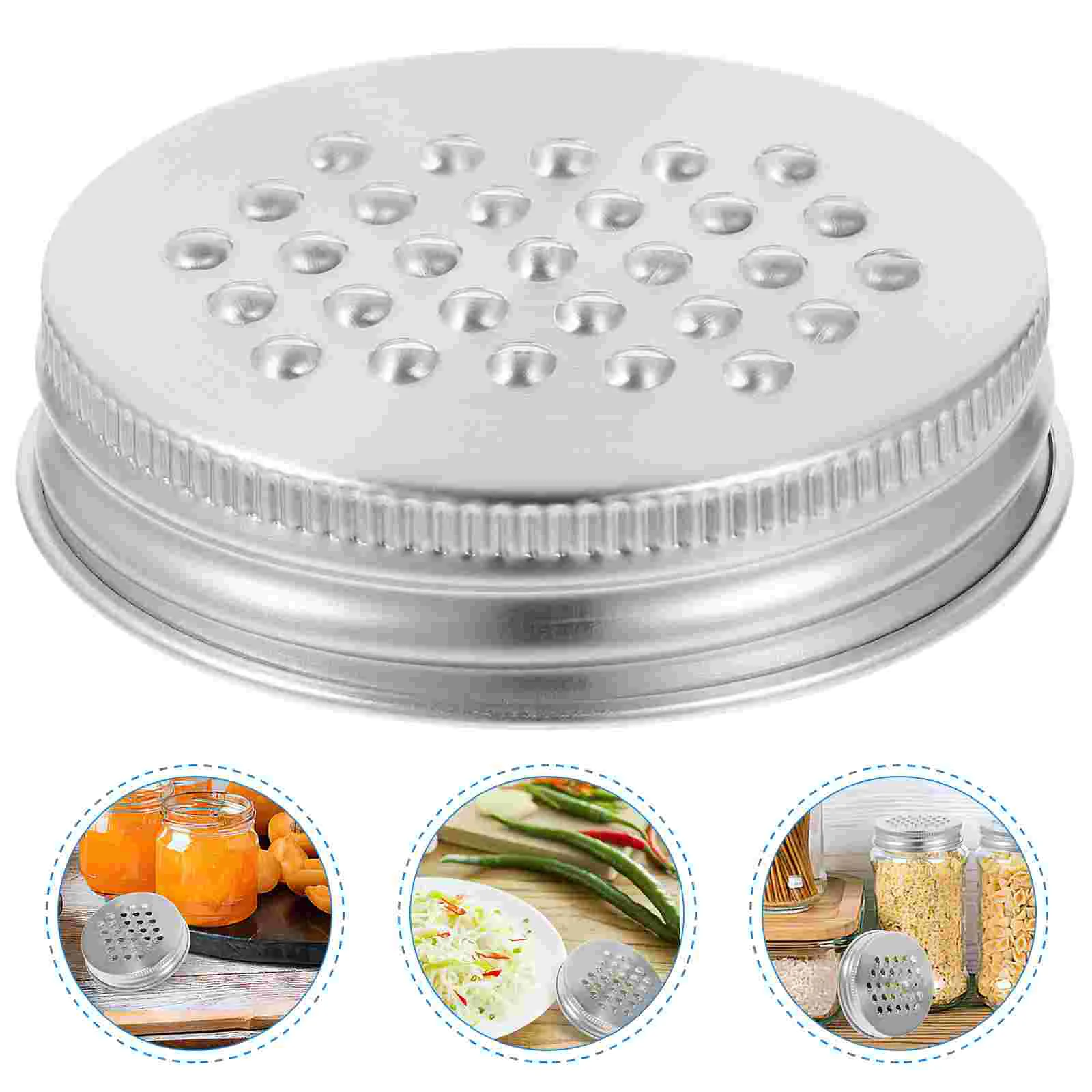 Mason Jar Lids Grater Cheese Grating Multipurpose Canning Sturdy Reusable Covers