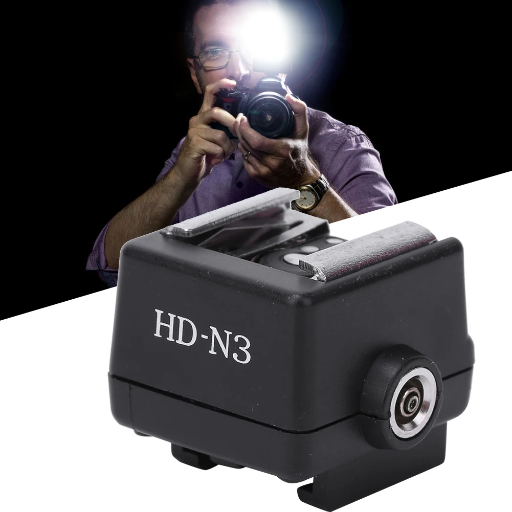 HD‑N3 PC Flash Light Hot Shoe Mounting Adapter Accessory for Video Camera Hot Shoe Mount Adapter Mounting camera flash adapter