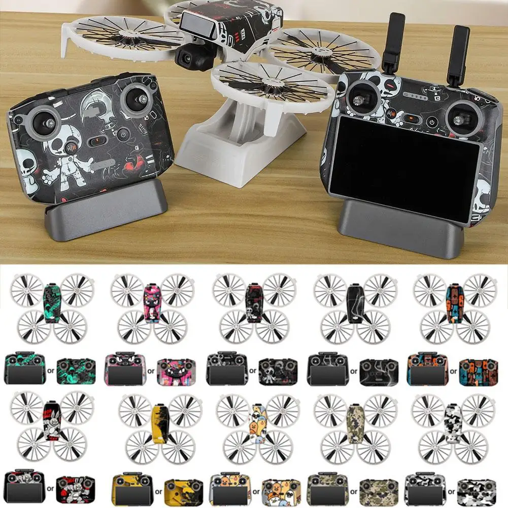 Decorative Sticker Kit For DJI Flip/RC 2/RC N3 Cool Decorative Stickers Anti-scrach Protective Flim For DJI Flip/RC 2/RC N3 Tool