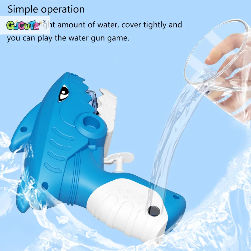 Summer Shark Outdoor Parent-Child Game Interactive Toy Mini Water Spray Toy For Boys And Girls To Have Water Fights