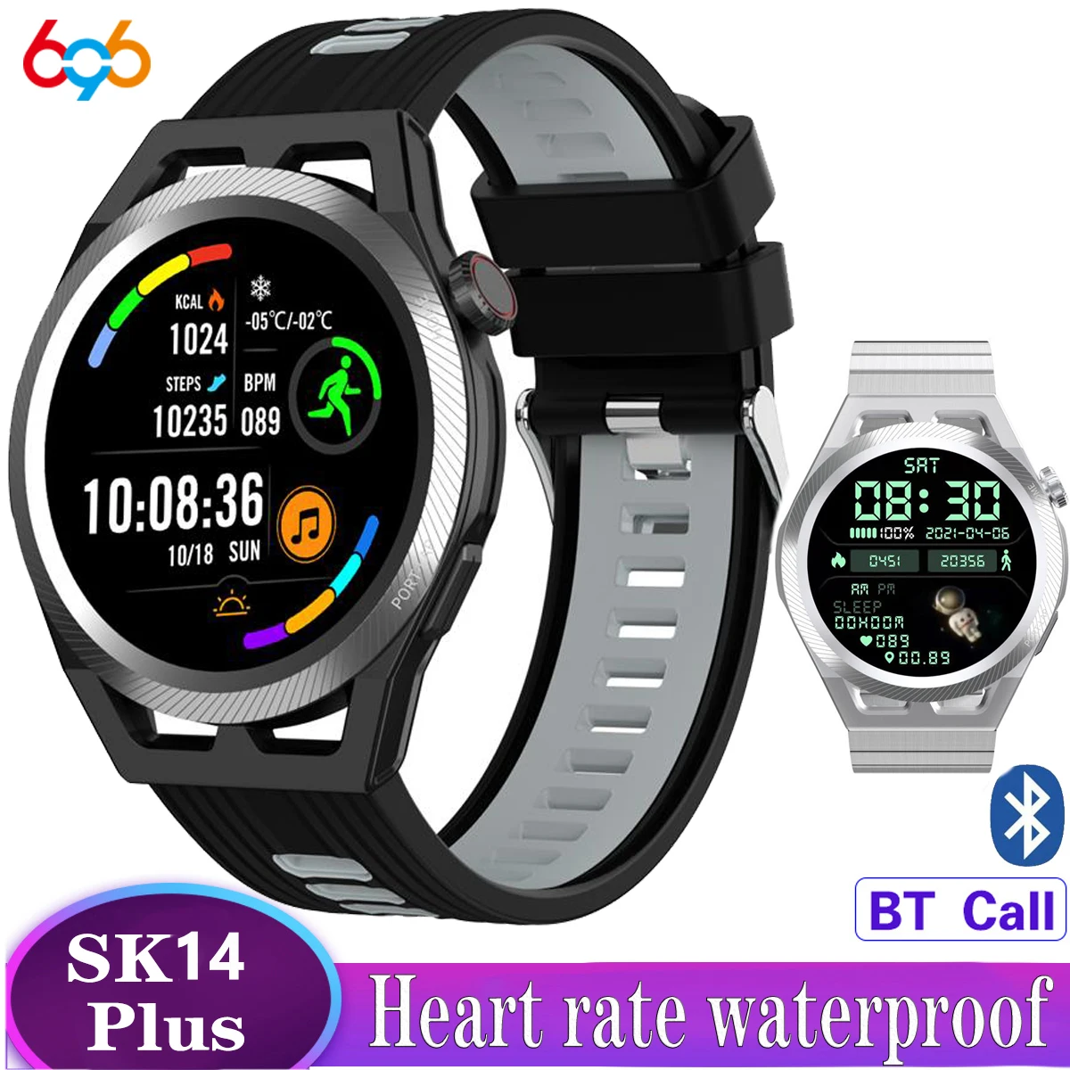 

Смарт-часы AI Voice для мужчин и женщин, умные часы с Bluetooth, фитнес-трекером, монитором кровяного давления, кислорода, сердечного ритма