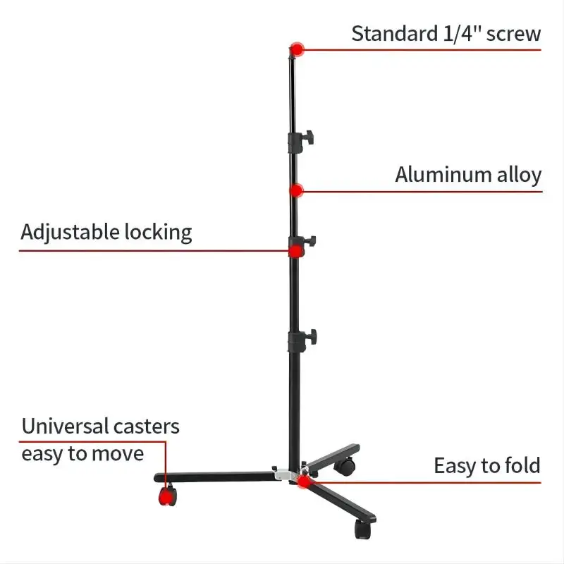 Photographic Lighting Stand For Ring Light 1.4M