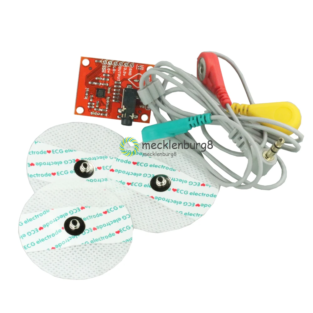 

Ecg Module AD8232 Ecg Measurement Pulse Heart Ecg Monitoring Sensor Module Kit for Arduino AD8232 Monit