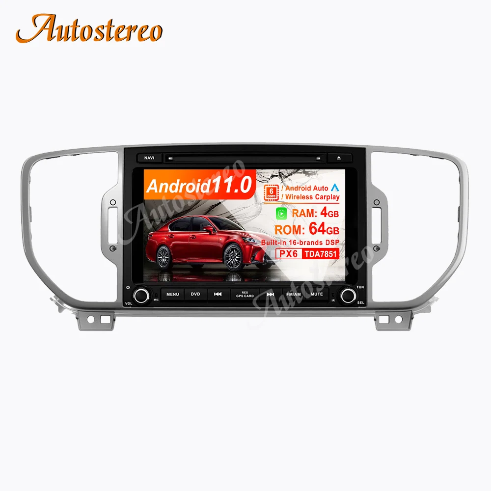Android 10 4+64g Car Dvd Player Gps Navigation For Kia Sportage 2016