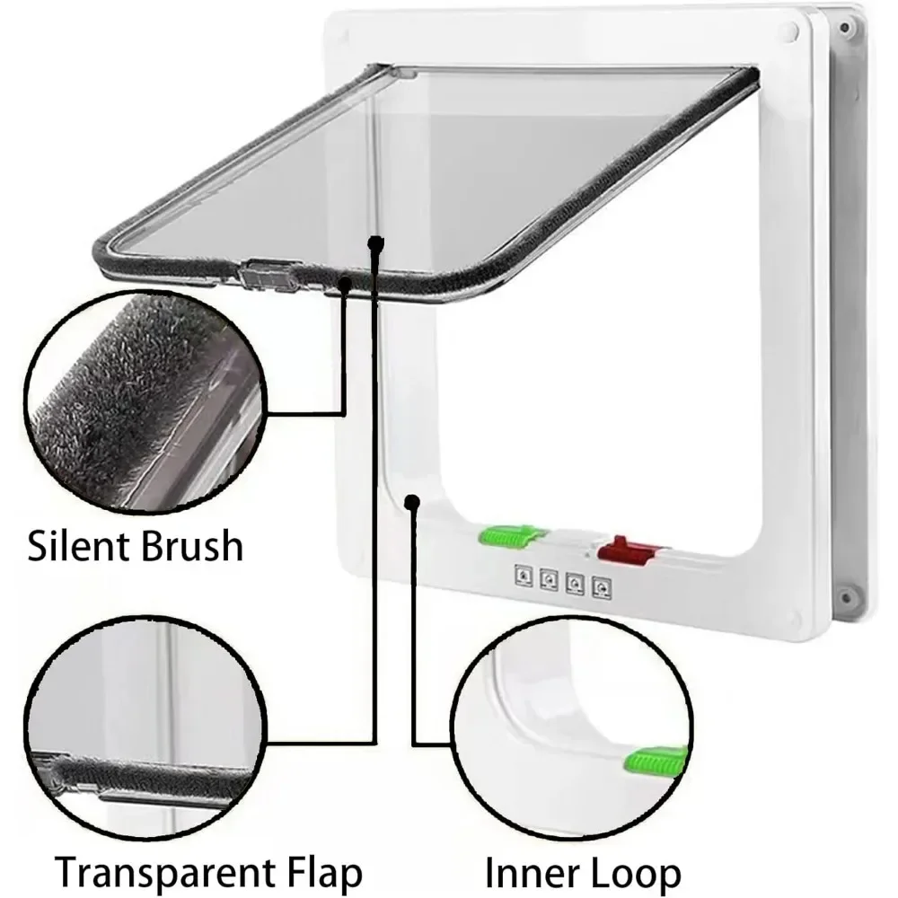 4-Way Lock Pet Door 3