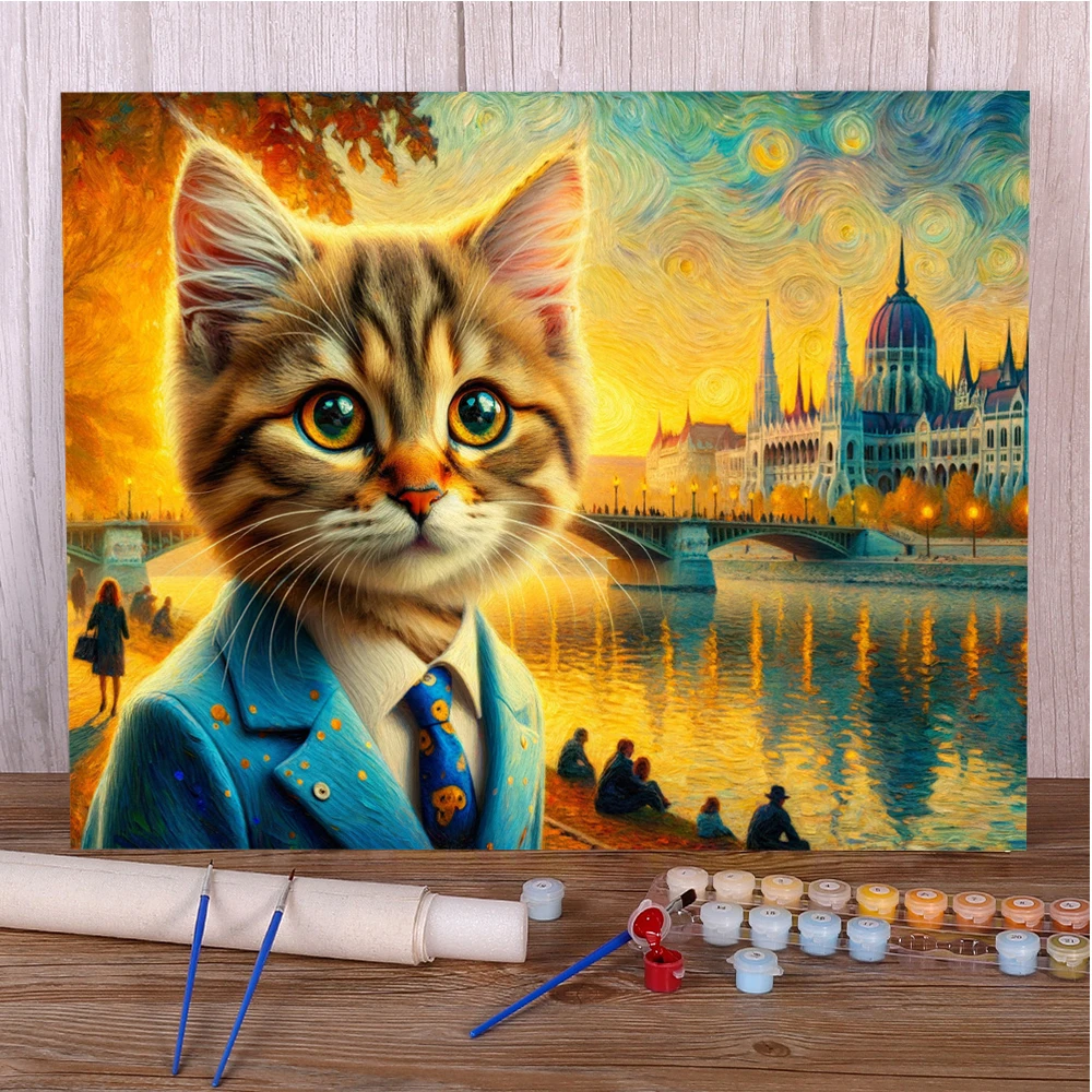 Pintura Números Gatos Mariposas Kit De Pintura Por Números Para Adultos Y Niños - Lienzo 30x40 Cm, Pinturas Acrílicas Y Pinceles | Diseño De Gatos Y Mariposas, Ideal Para Relajarse Y Decorar Pintura Números Gatos Mariposas Kit De Pintura Por Números Para Adultos Y Niños - Lienzo 30x40 Cm, Pinturas Acrílicas Y Pinceles | Diseño De Gatos Y Mariposas, Ideal Para Relajarse Y Decorar