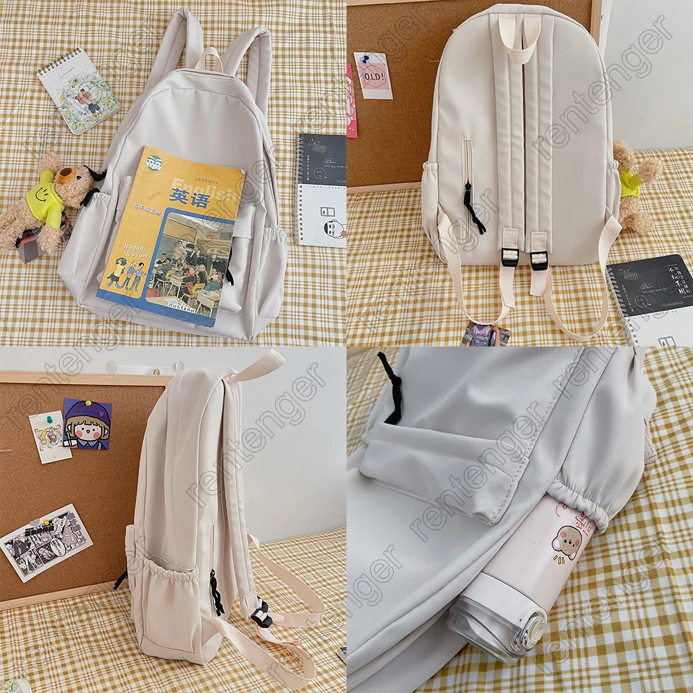 Trendy Women Laptop Purple College Bag Lady Kawaii Nylon Book Backpack Fashion Cute Girl Travel Bag Cool Female School Backpacks
