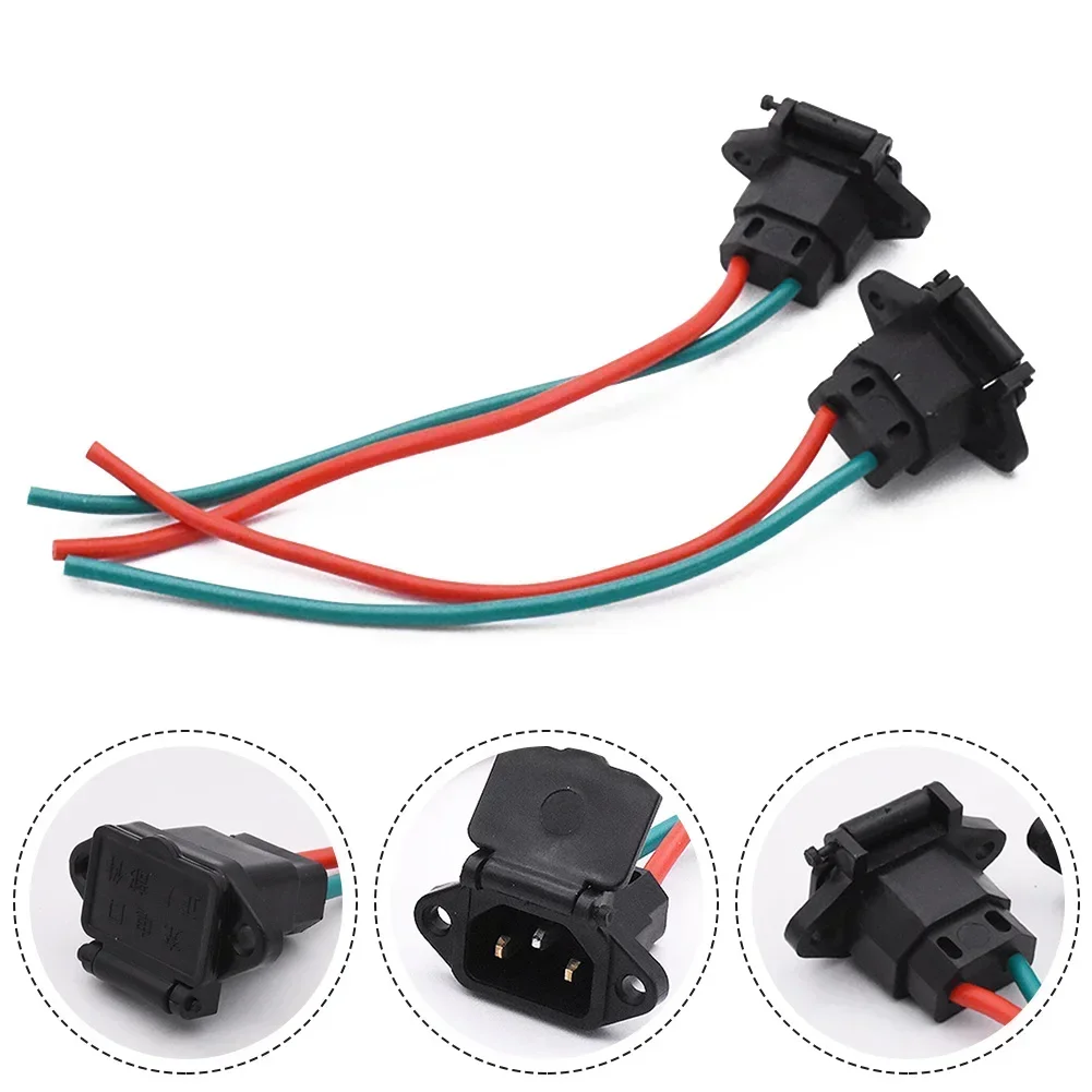 Motorcycle Socket Charger 16cm Wire Connector Plug